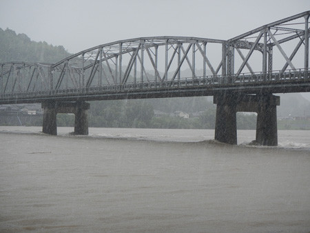 0012 台風17号来襲！仁淀川高水流観！　