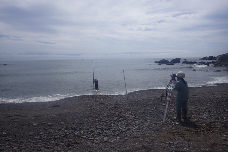 0101 海浜の汀線測量