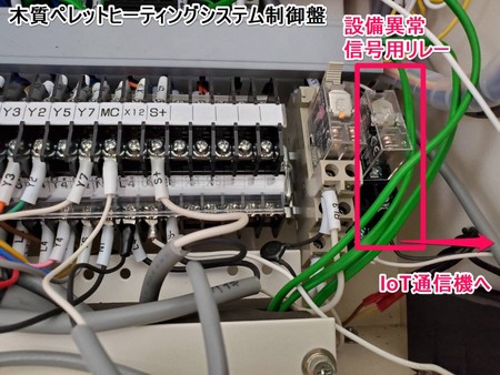 設備異常信号用リレー