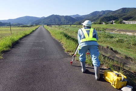 0148 河川の測量業務を行いました！